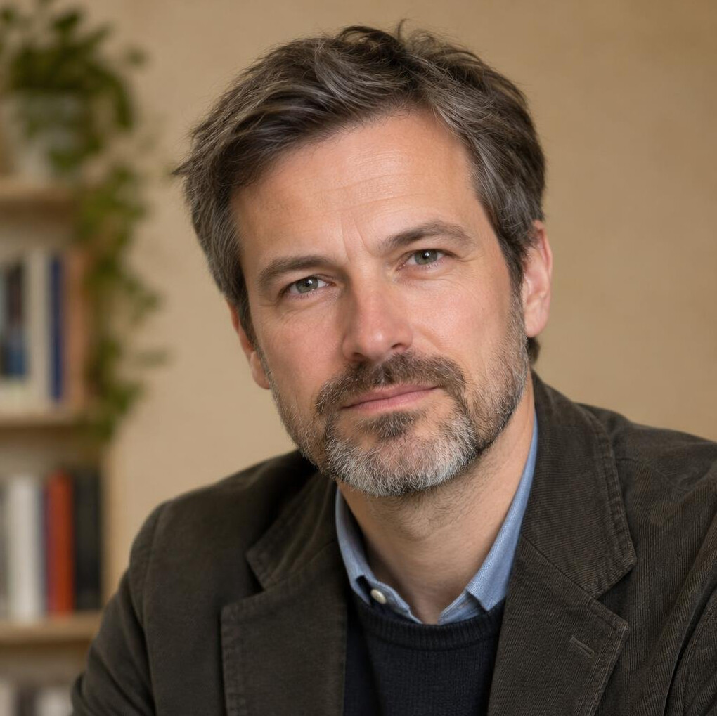 Portrait of a man with a short beard